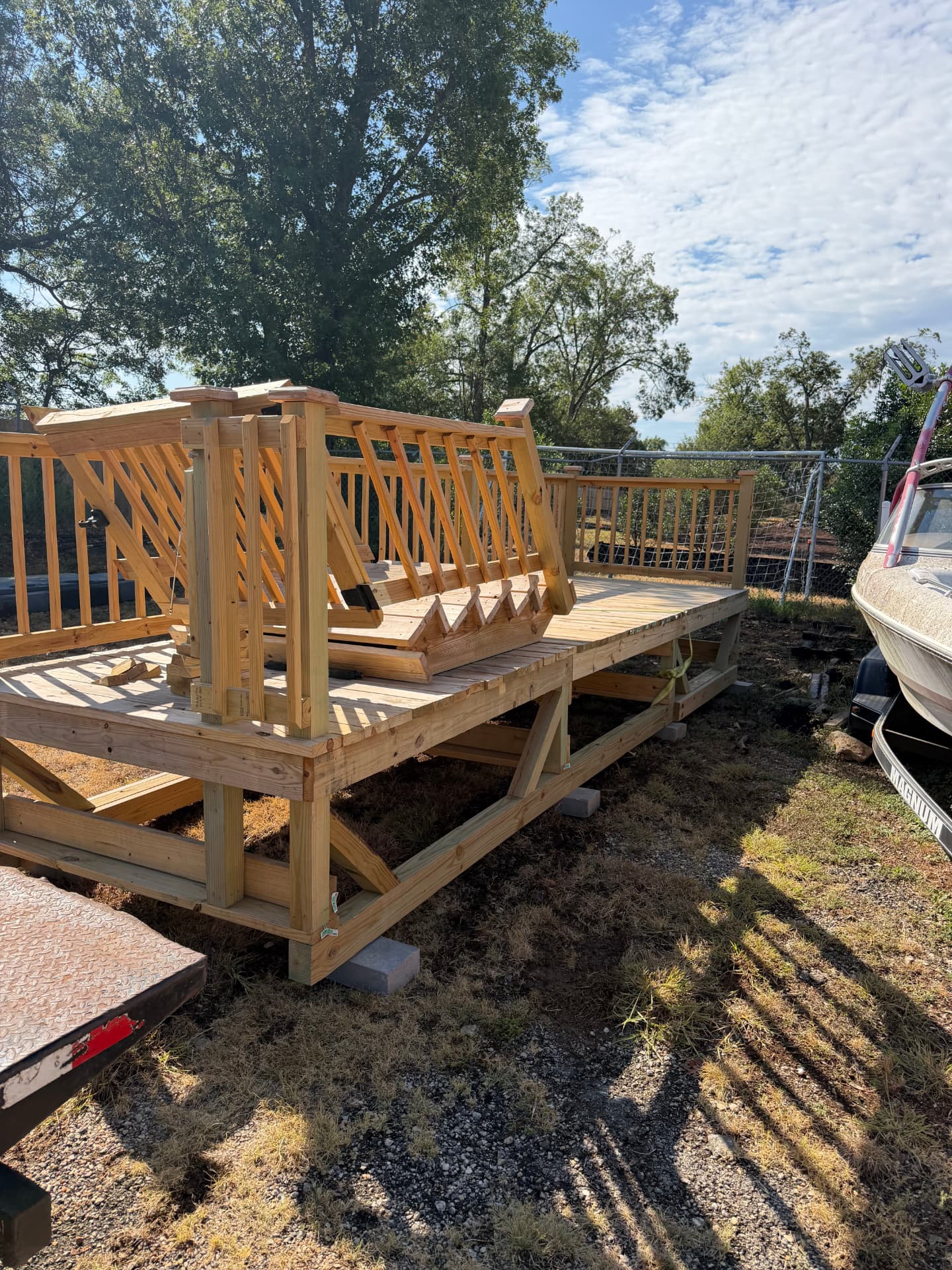 RV Deck & Park Model Deck Moving — original Texas business project