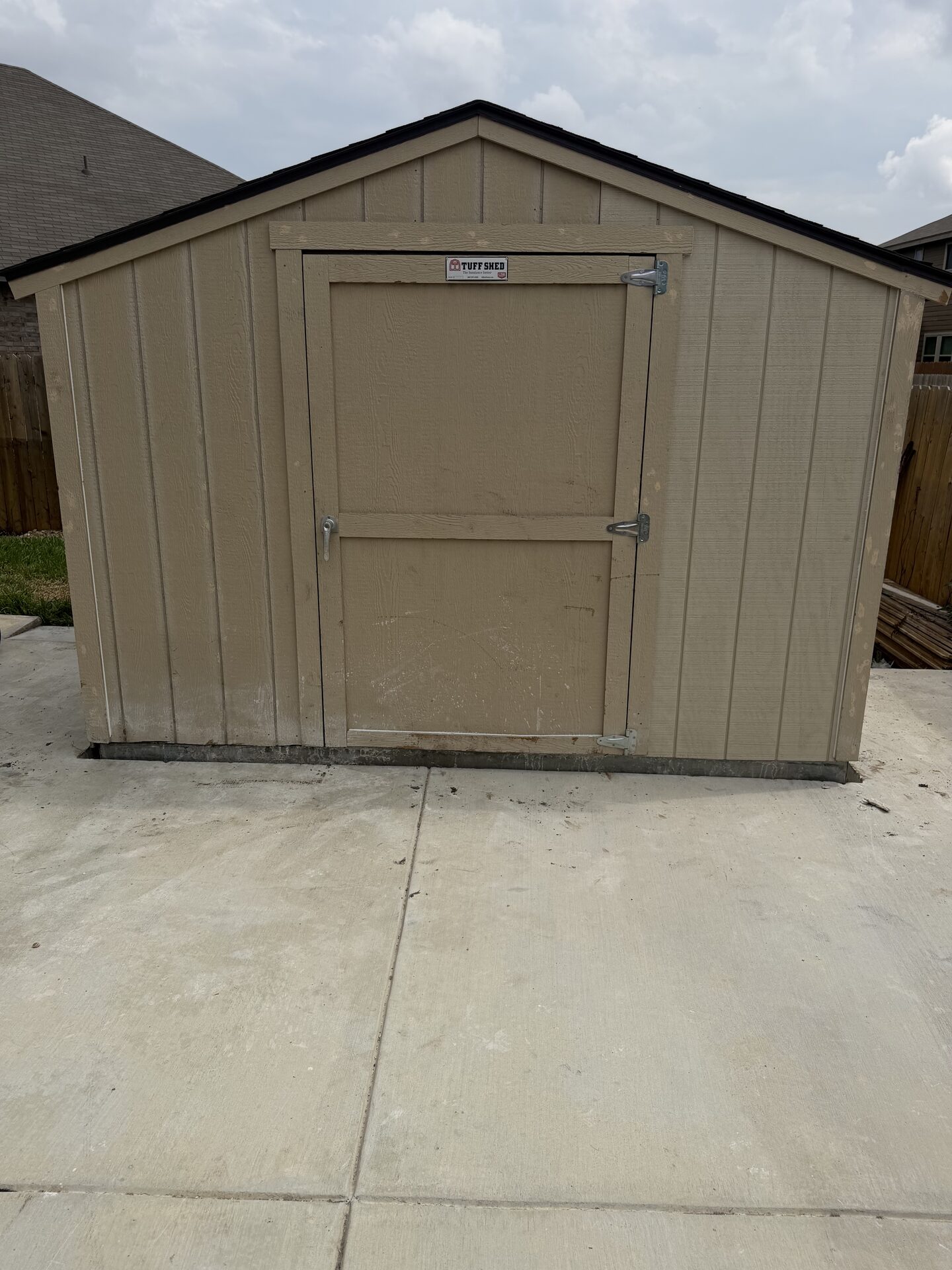 Shed relocation in Converse, TX