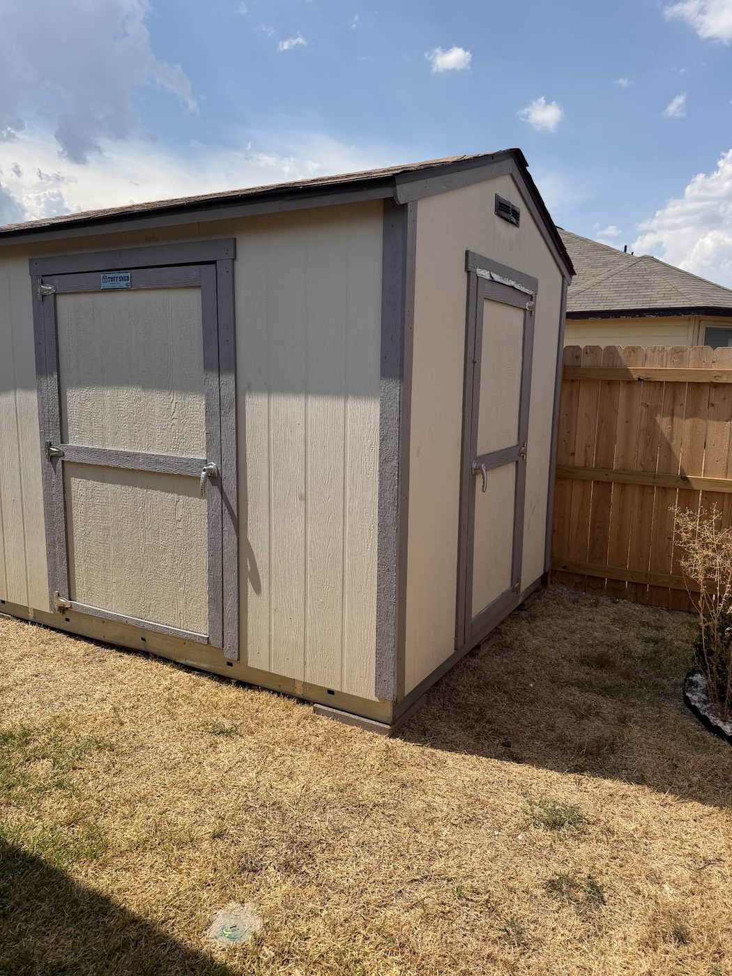 Shed relocation in Central Texas